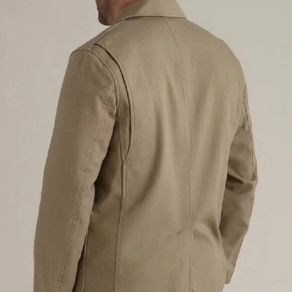 Duluth Trading Co Men Tan Duluth Flex CanvasFire House Presentation Jacket Sz Xl - Picture 2 of 11